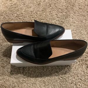 Madewell Black Leather Loafers